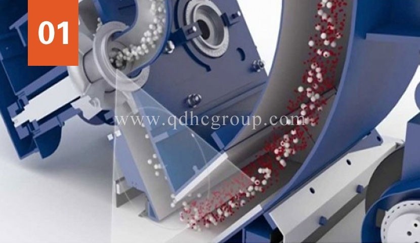 Professional design shot blasting machine